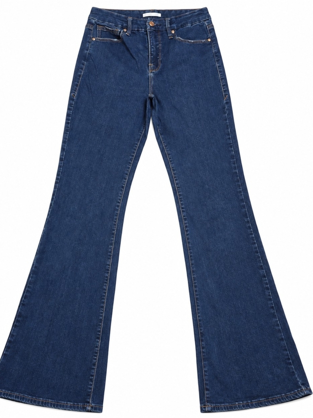 Good American Indigo Flare Jeans